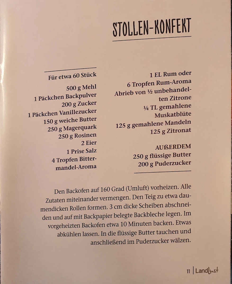 Speisekarte, Wirtshaus Neurandsberg