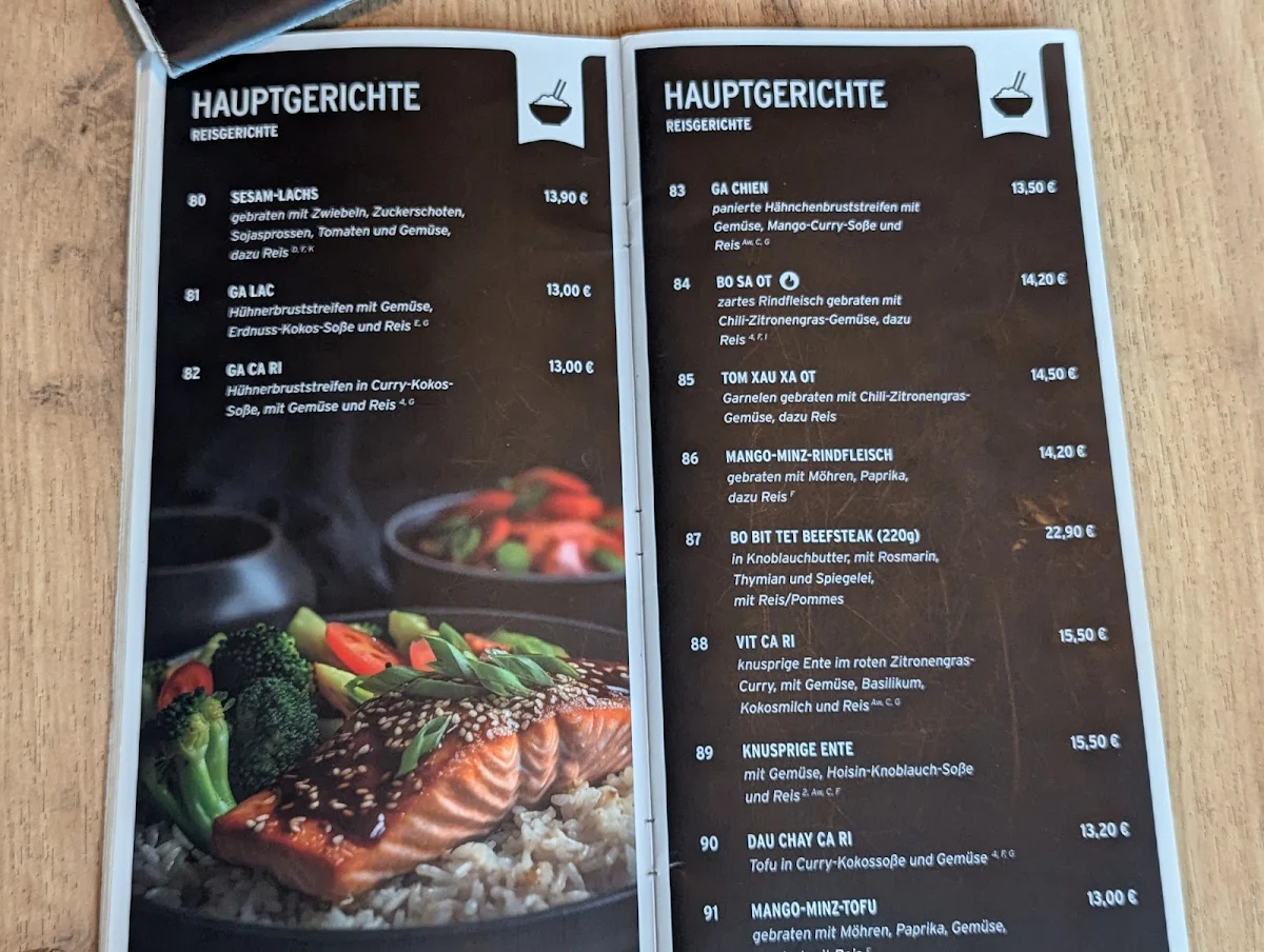 Speisekarte, Côdô