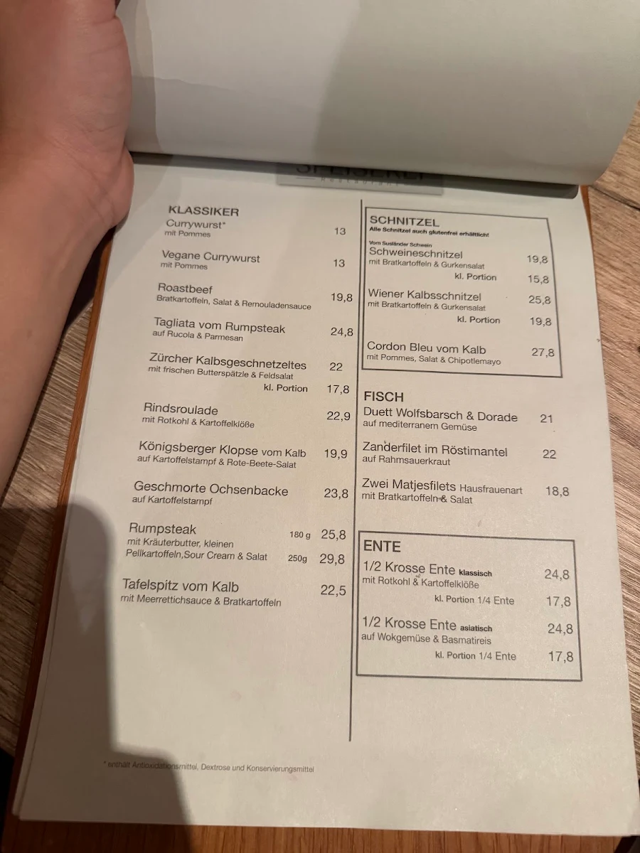 Speisekarte photo 1