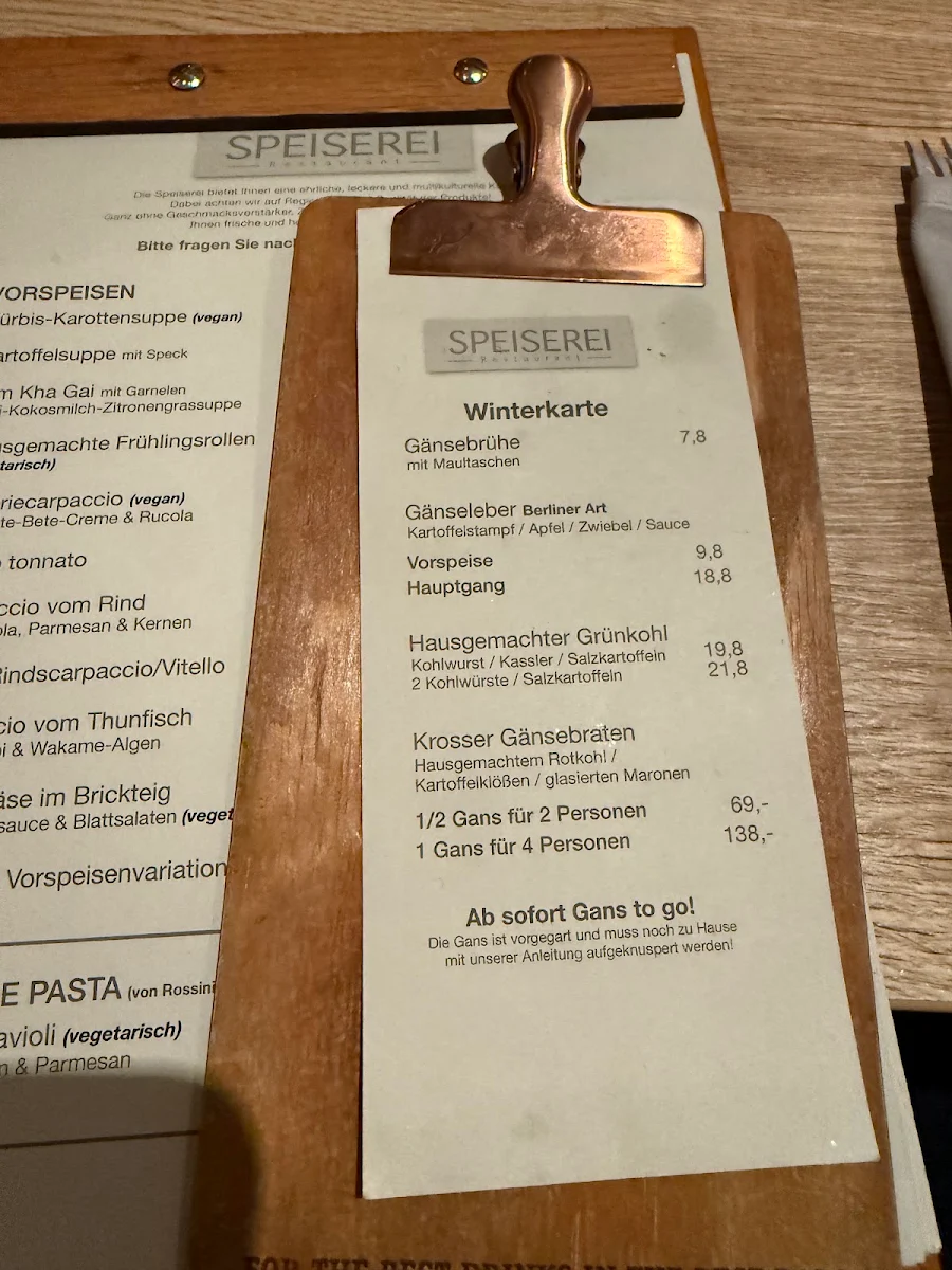 Speisekarte photo 2