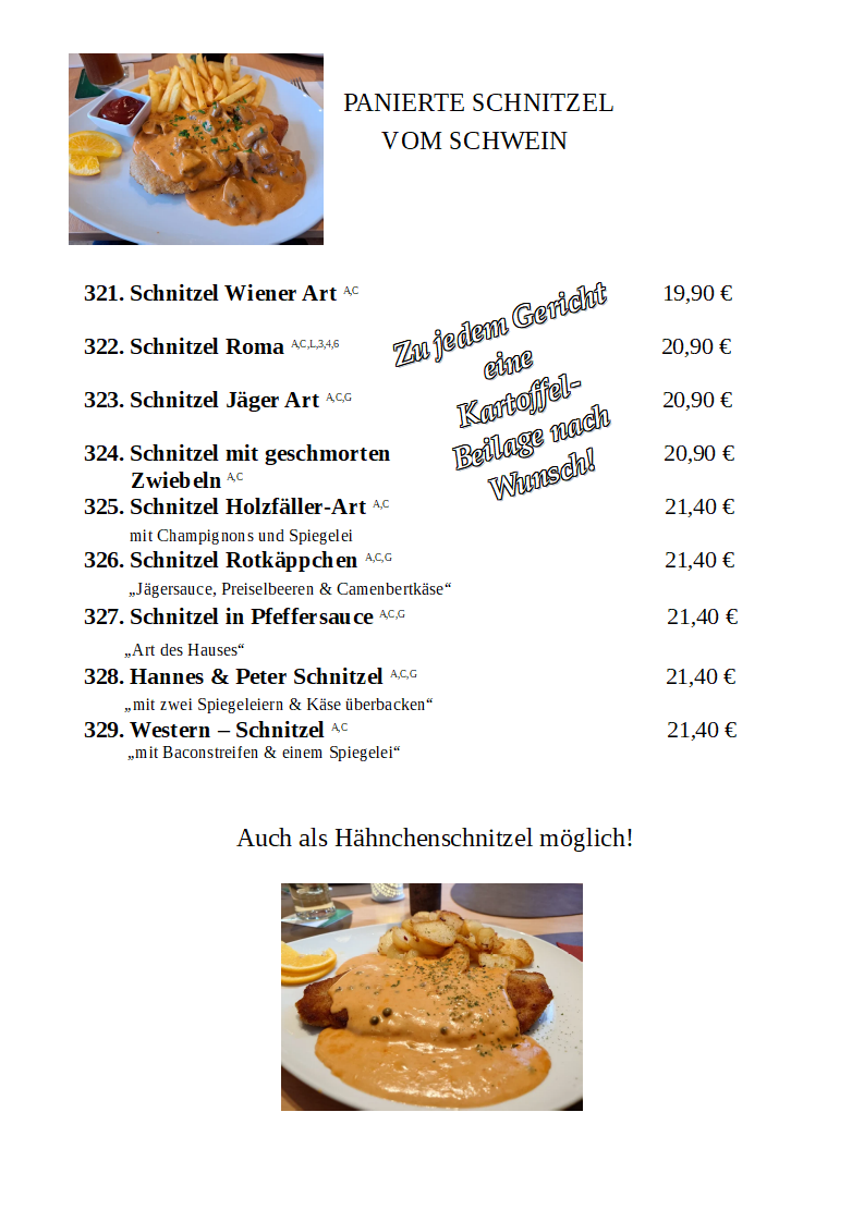 Speisekarte photo 1