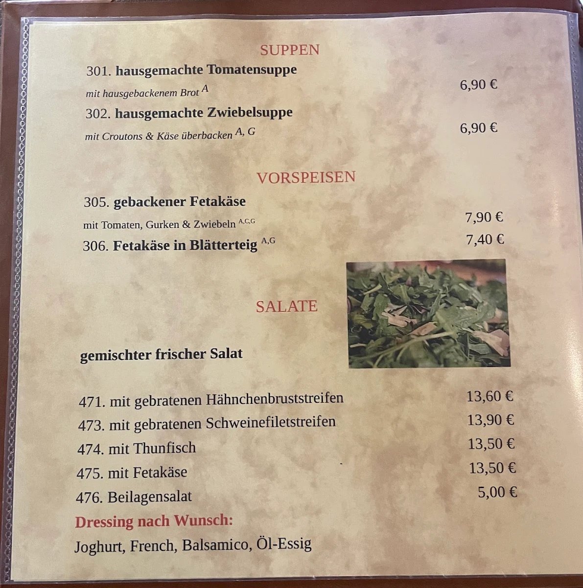 Speisekarte photo 10
