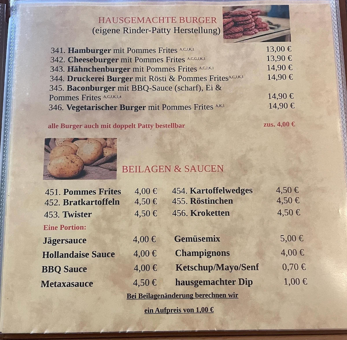 Speisekarte photo 8