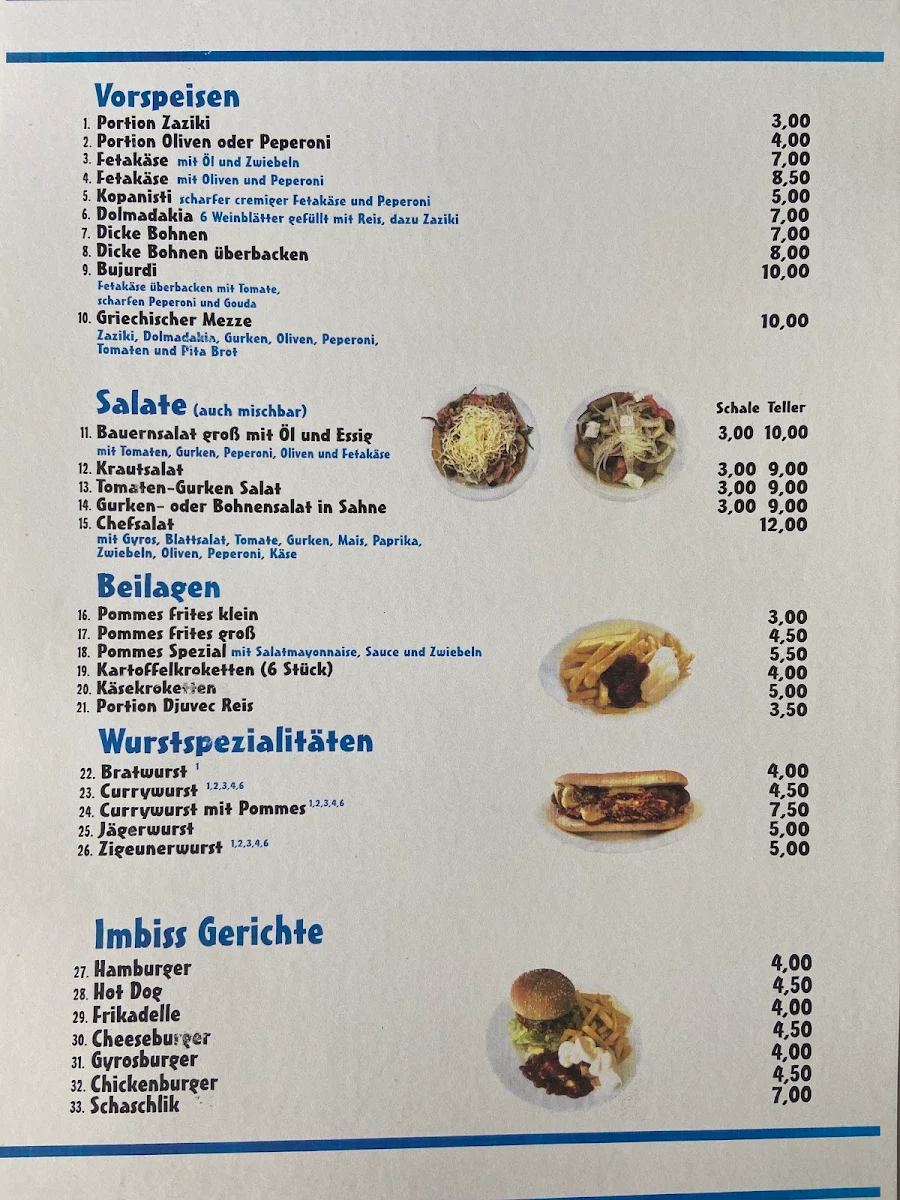 Speisekarte photo 1