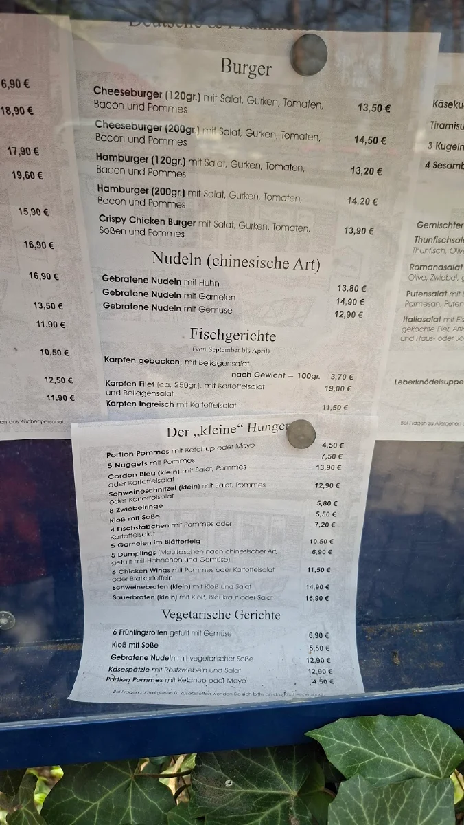 Speisekarte photo 1