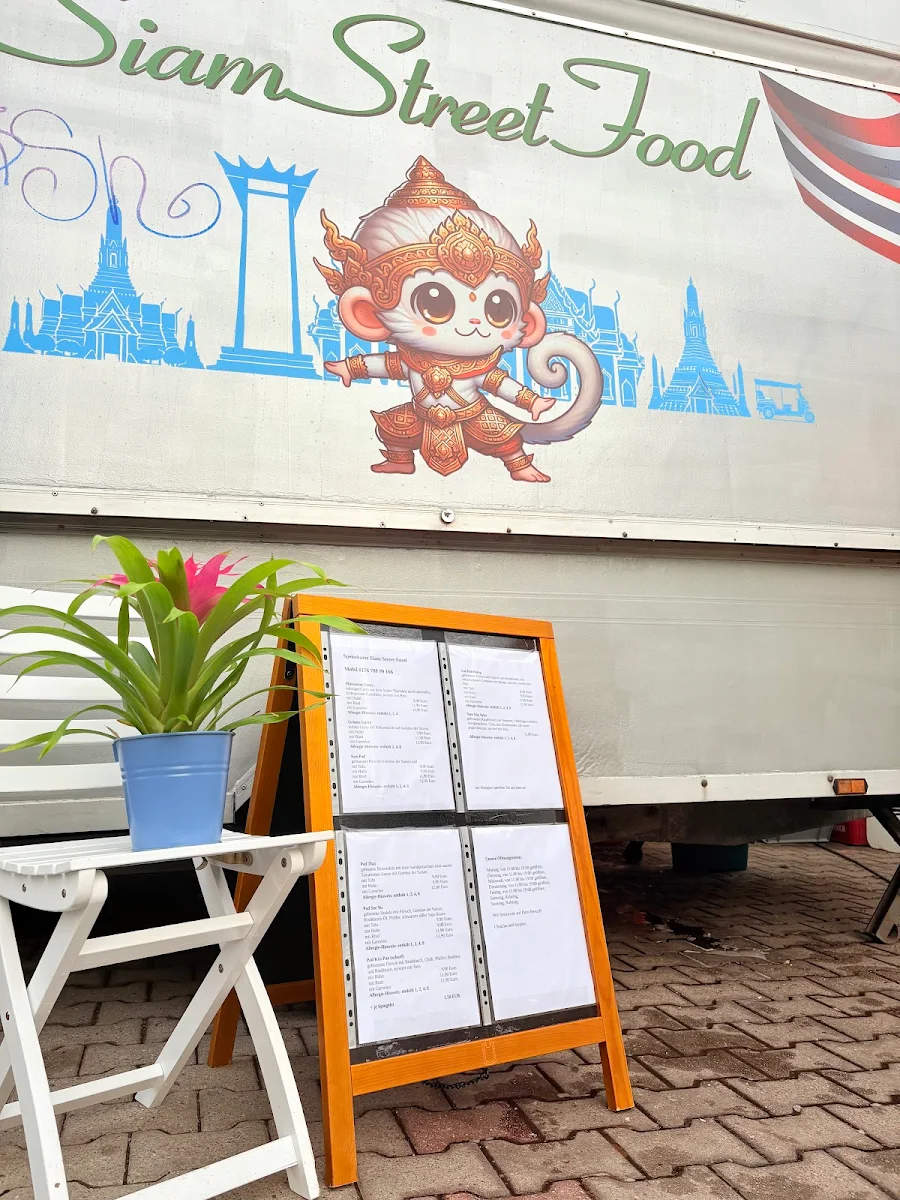 Speisekarte, Siam Street Food