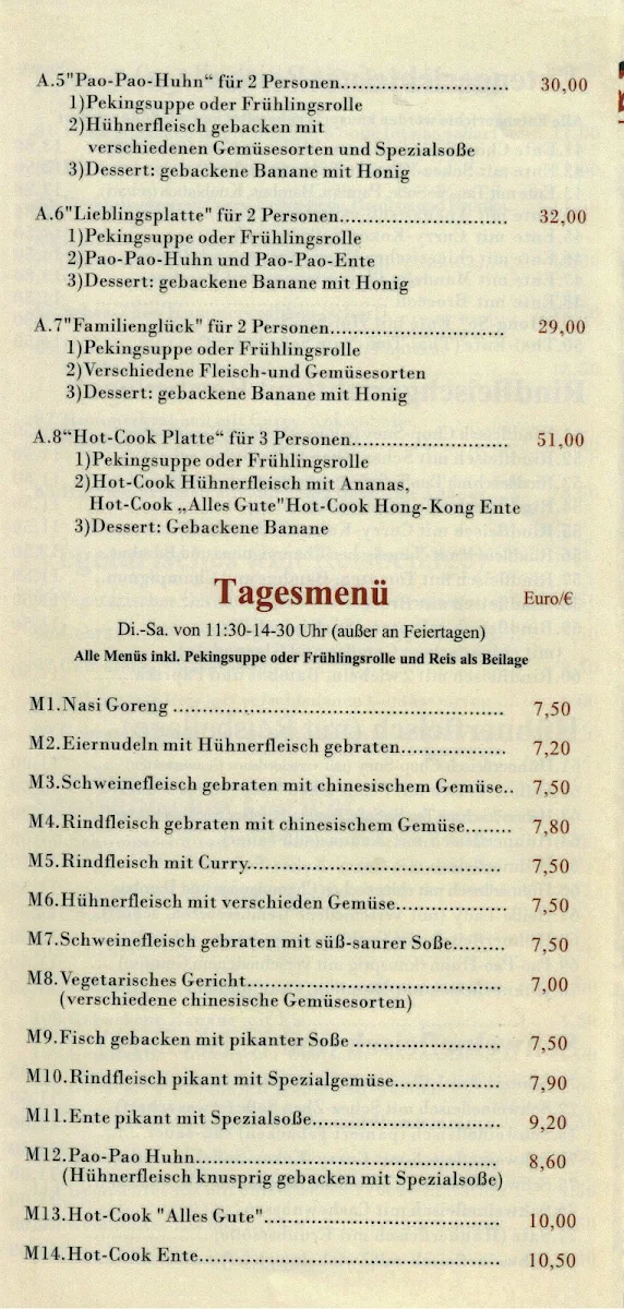 Speisekarte photo 5