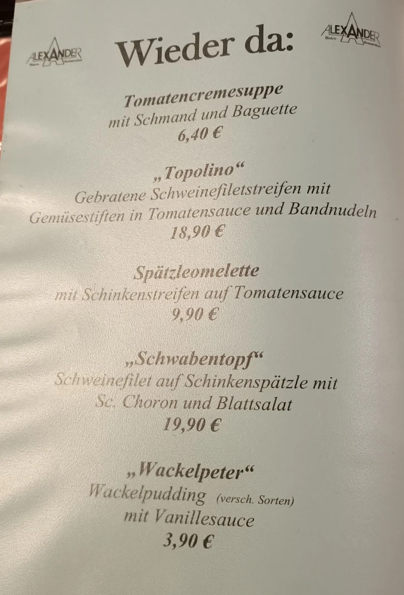 Speisekarte photo 4