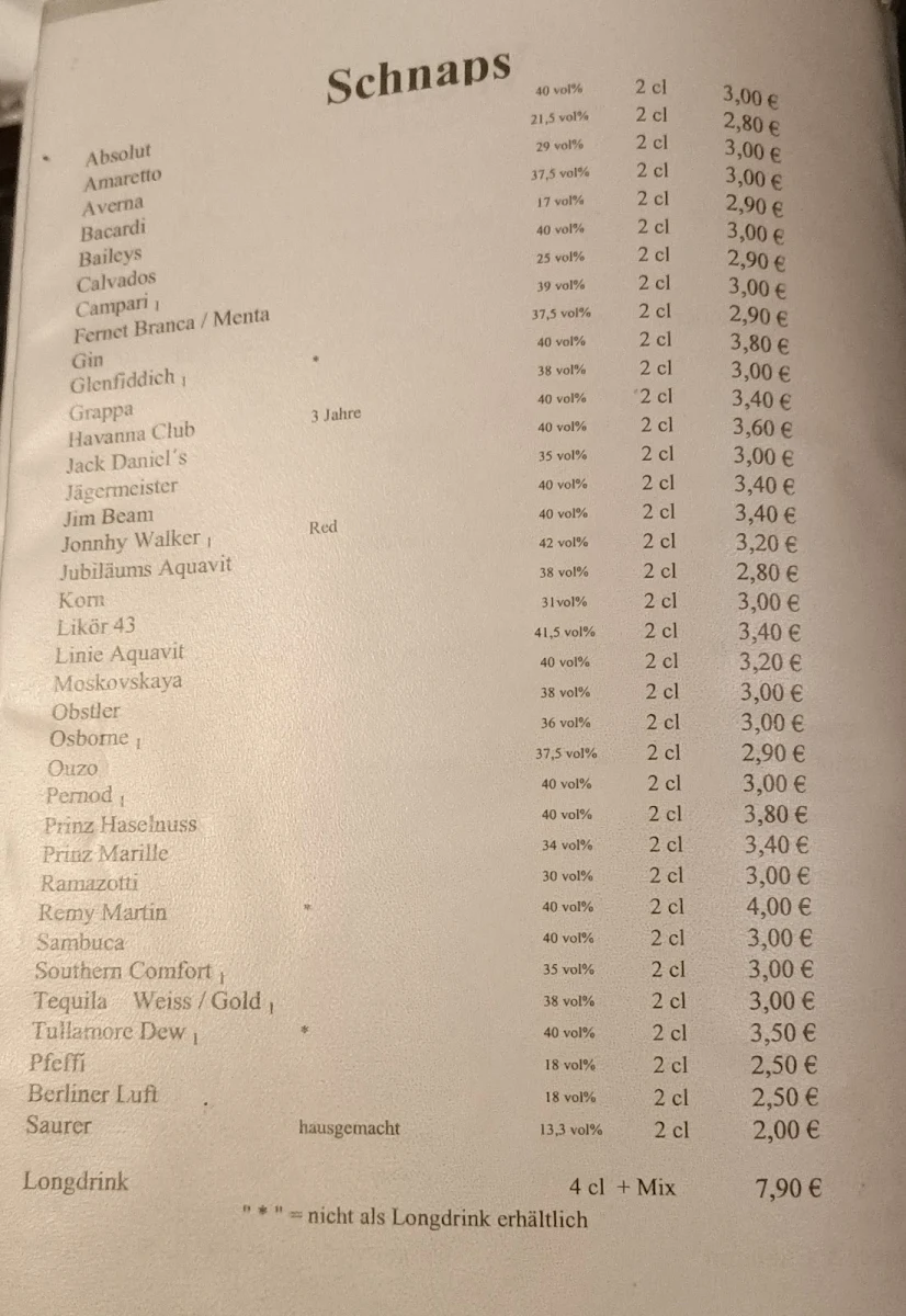 Speisekarte photo 5