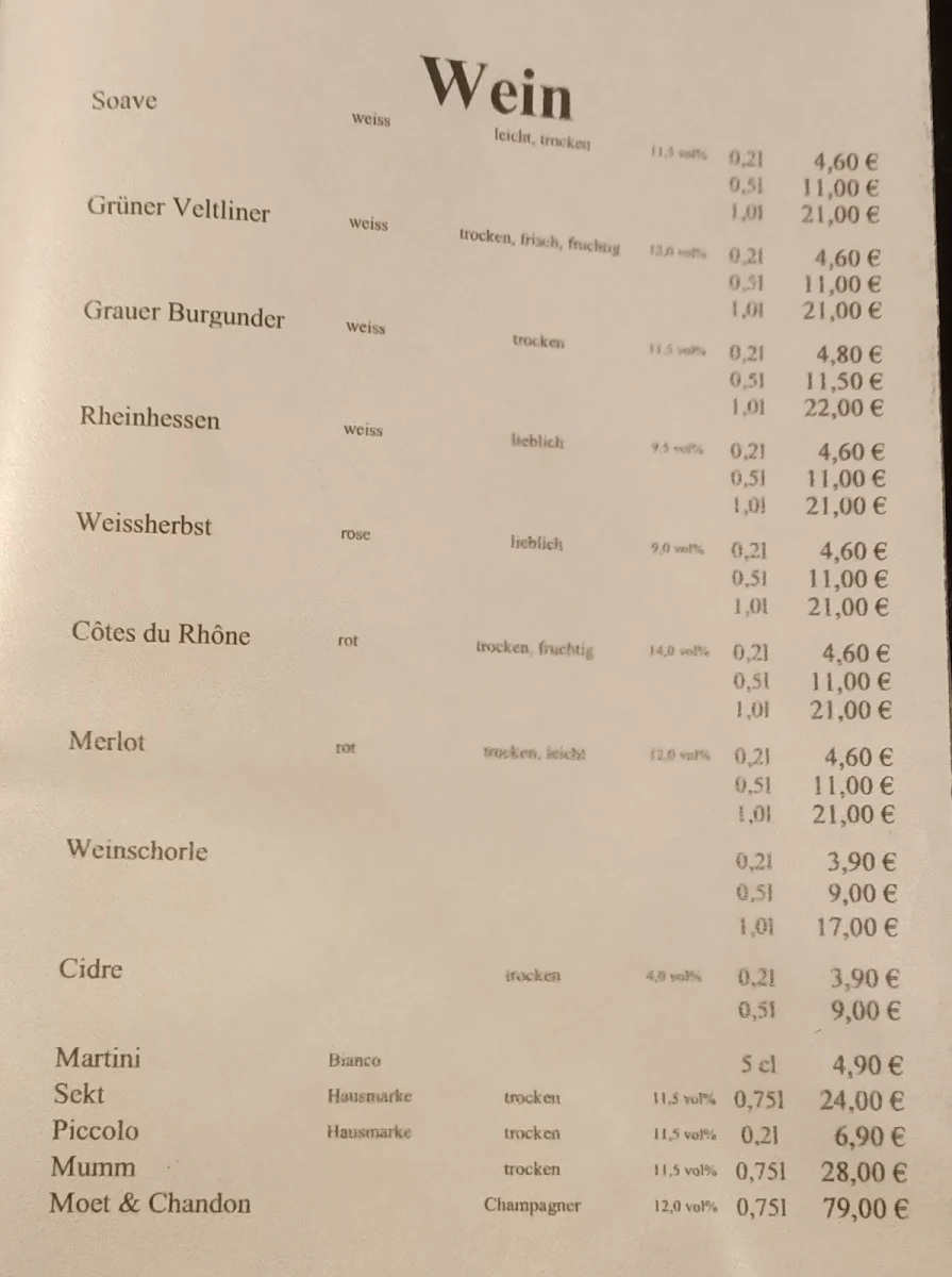 Speisekarte photo 7