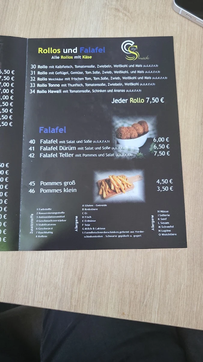 Speisekarte photo 2