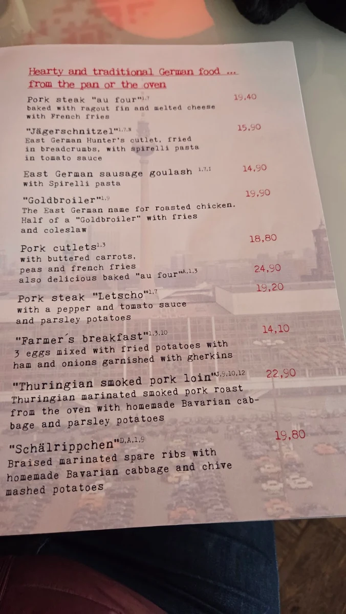 Speisekarte photo 5
