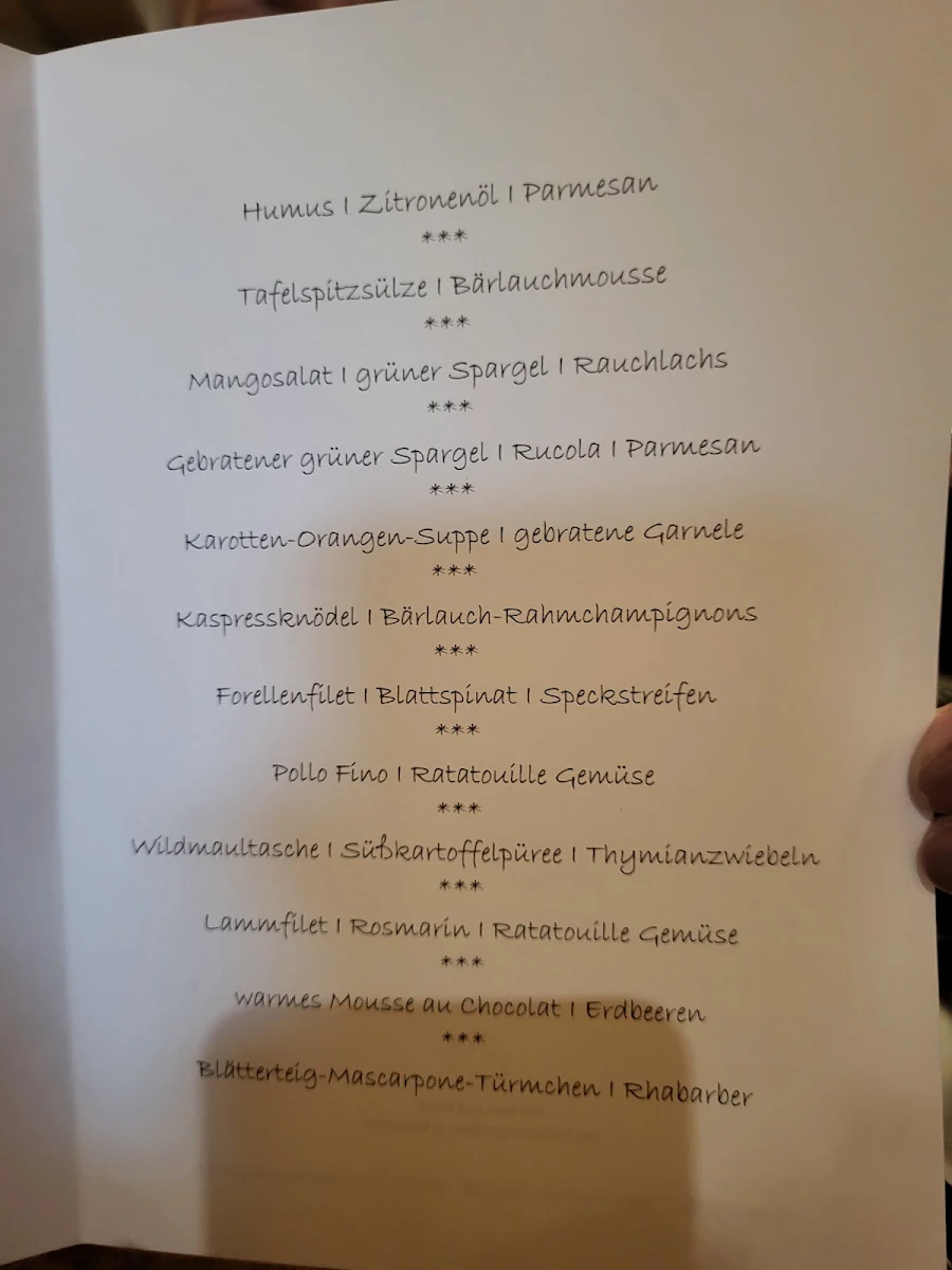 Speisekarte photo 3