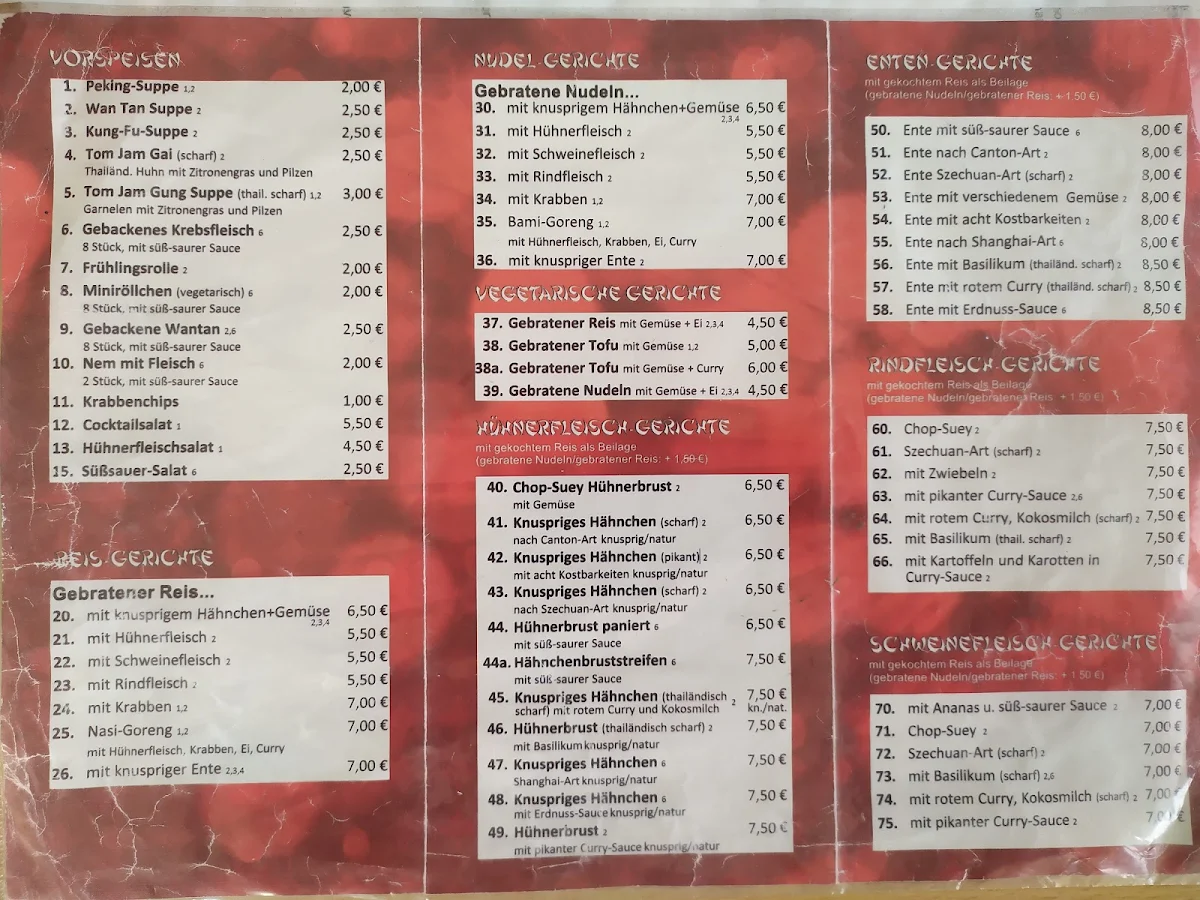 Speisekarte photo 1