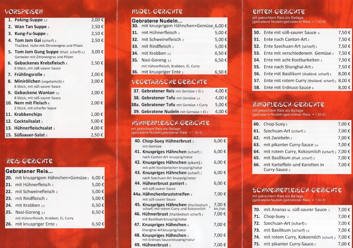 Speisekarte photo 2