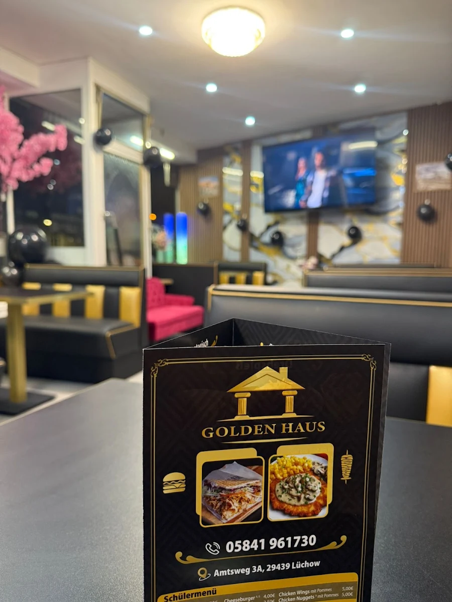 Speisekarte, Golden Haus