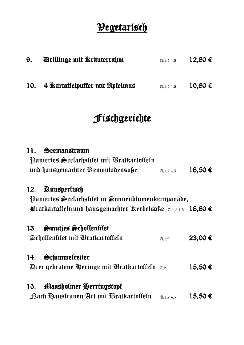 Speisekarte photo 10