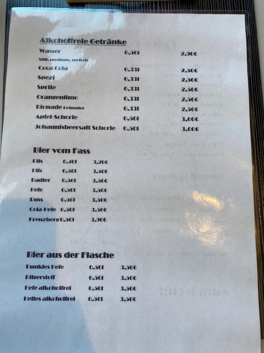Speisekarte photo 2
