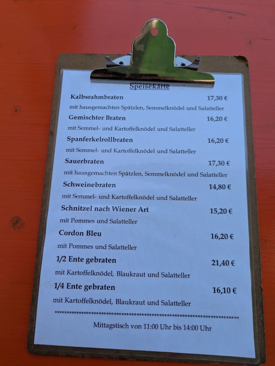 Speisekarte photo 1