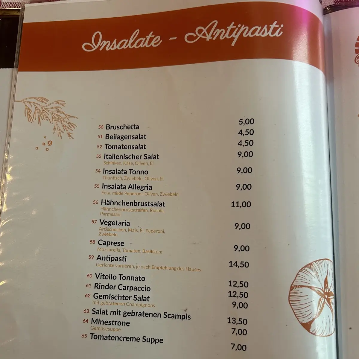 Speisekarte photo 3