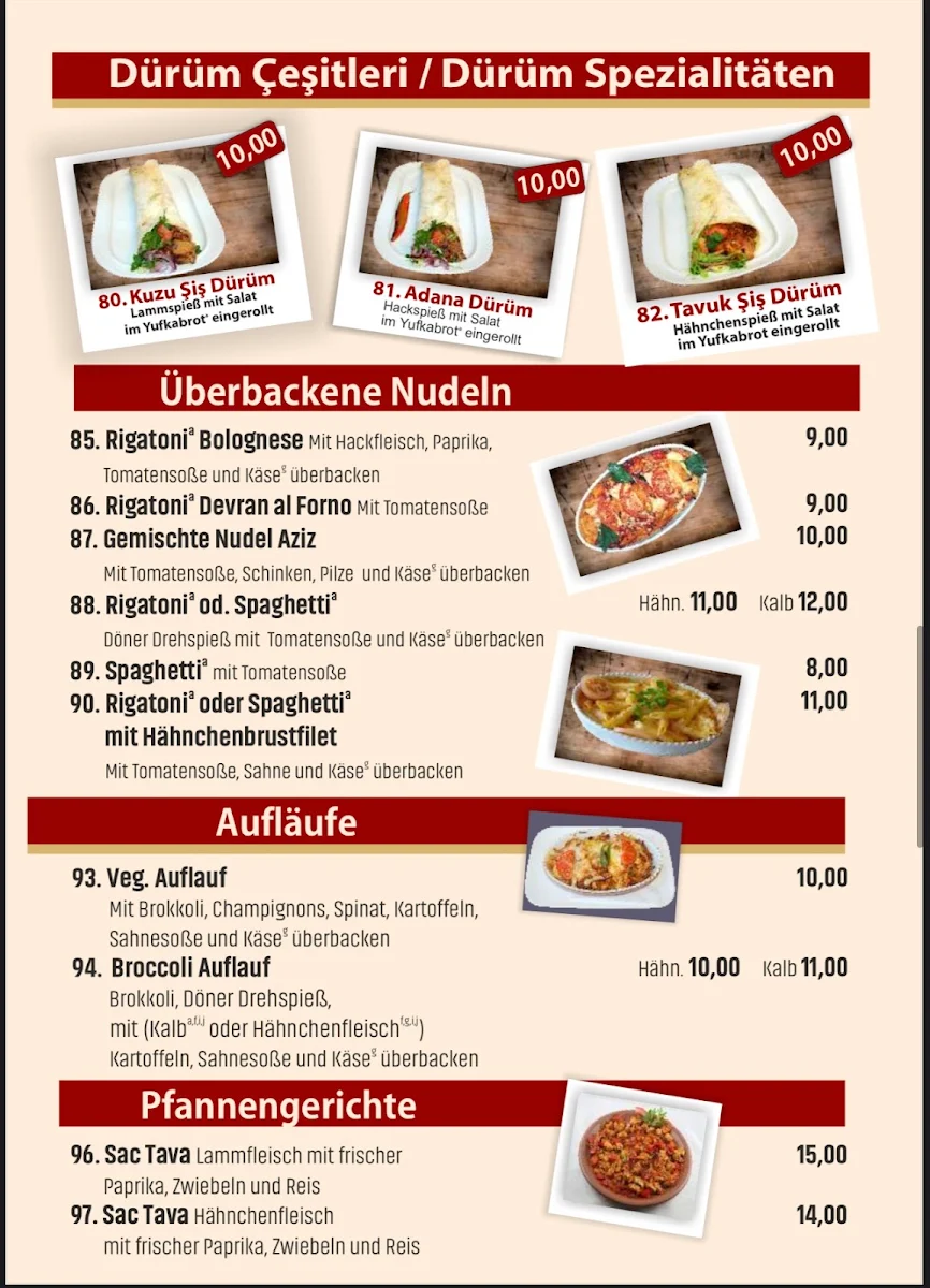 Speisekarte photo 1