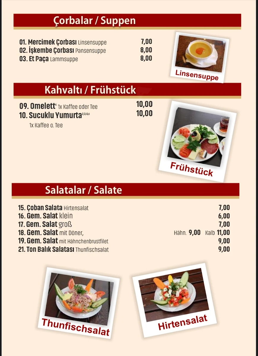 Speisekarte photo 4