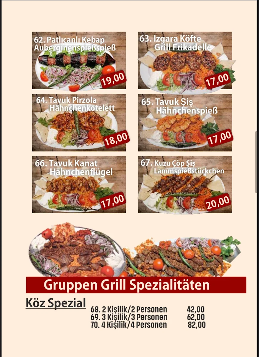 Speisekarte photo 5