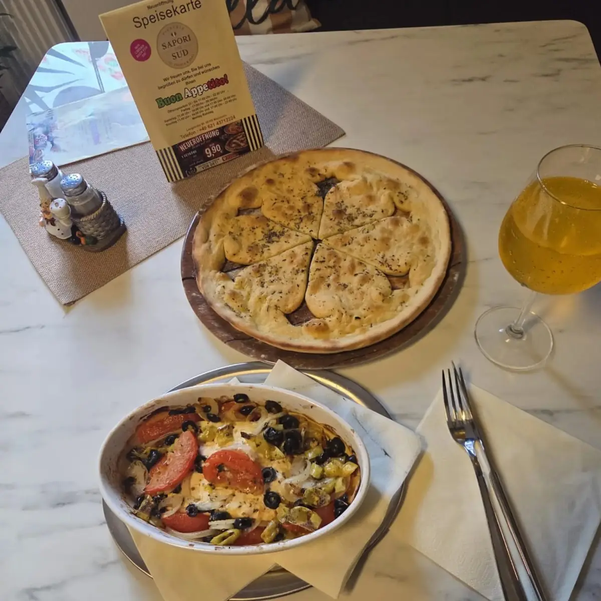 Essen und Trinken, Pizzeria SAPORI del SUD da Angelo e Sara