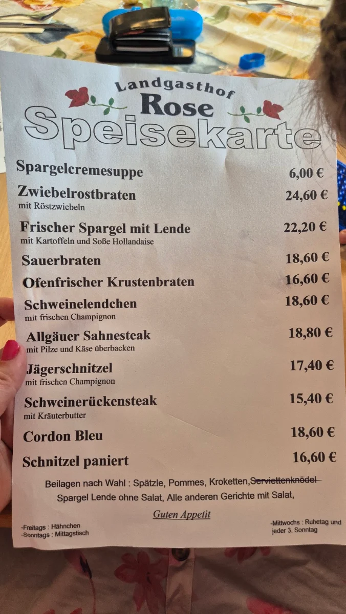 Speisekarte photo 1