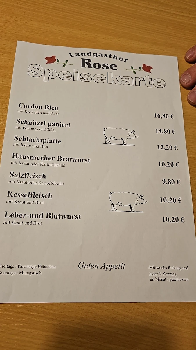 Speisekarte photo 3