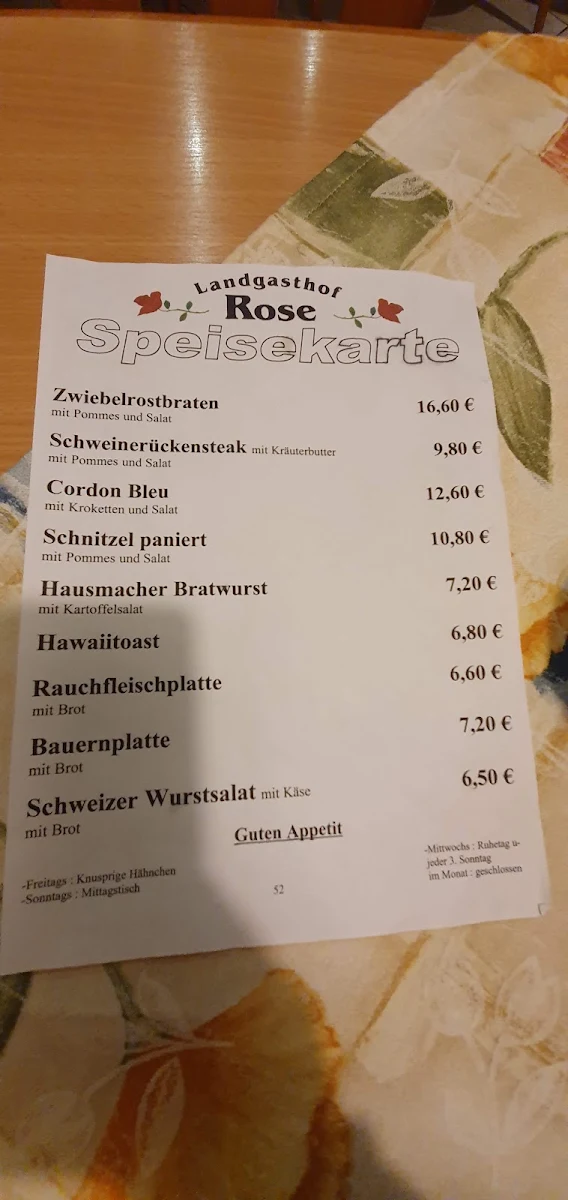 Speisekarte photo 5