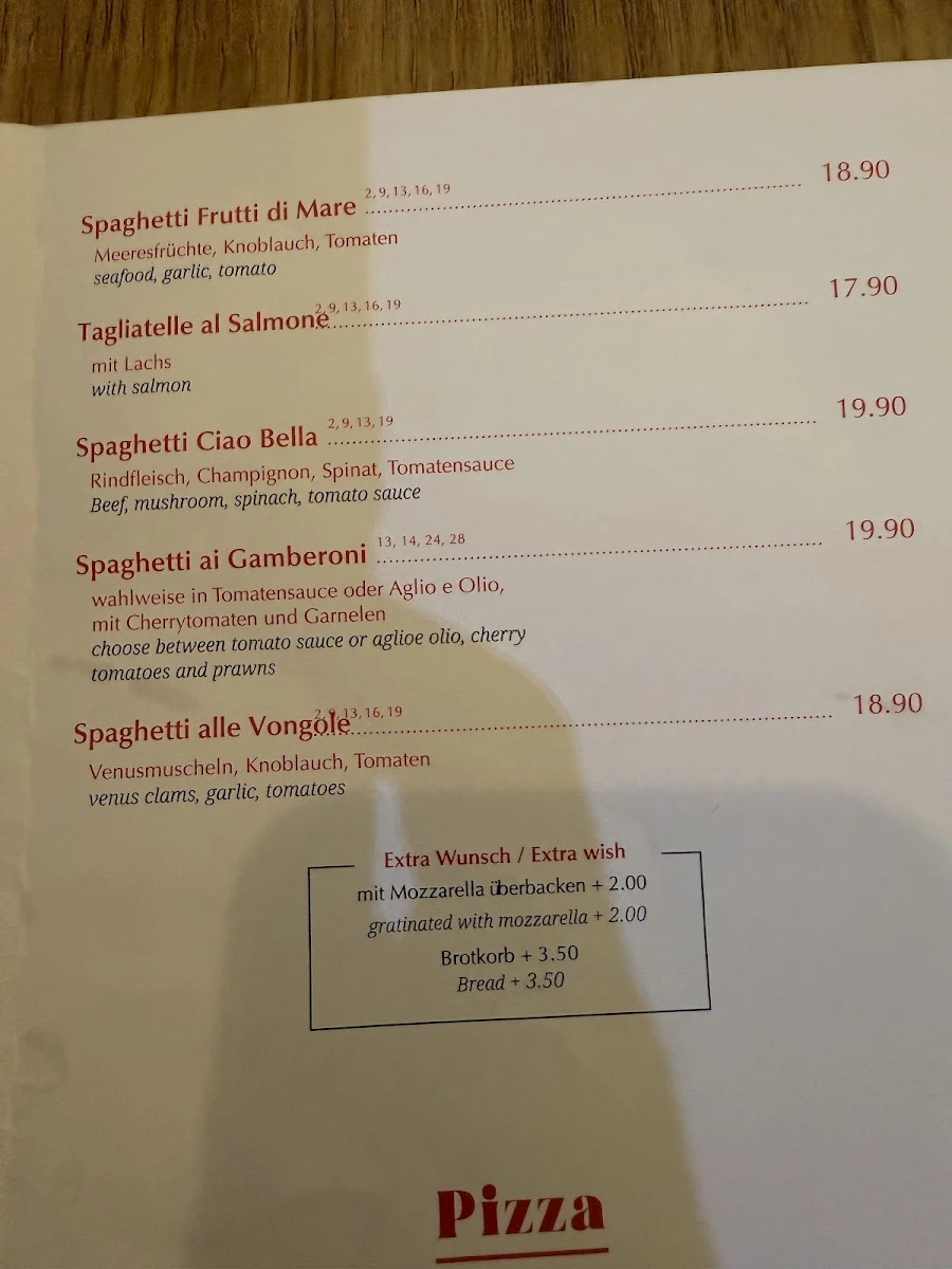 Speisekarte photo 2