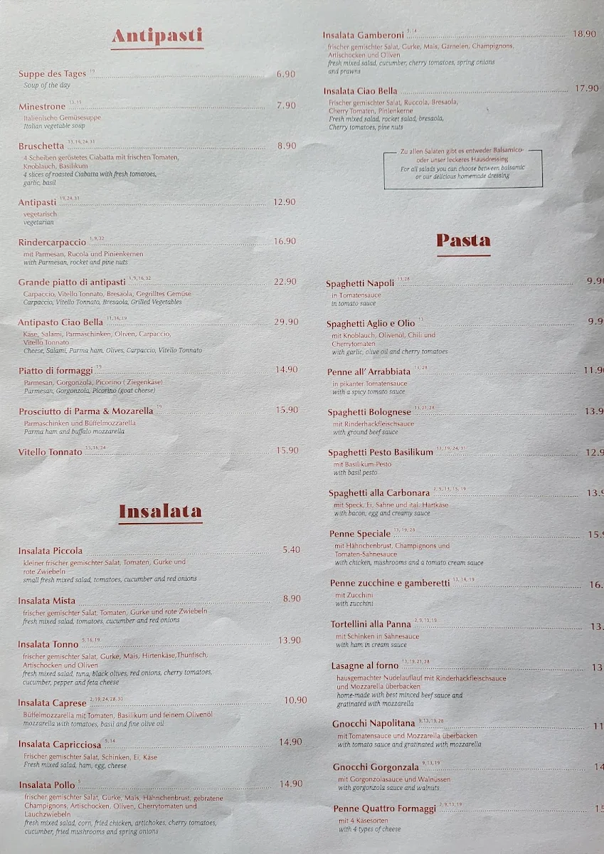 Speisekarte photo 3