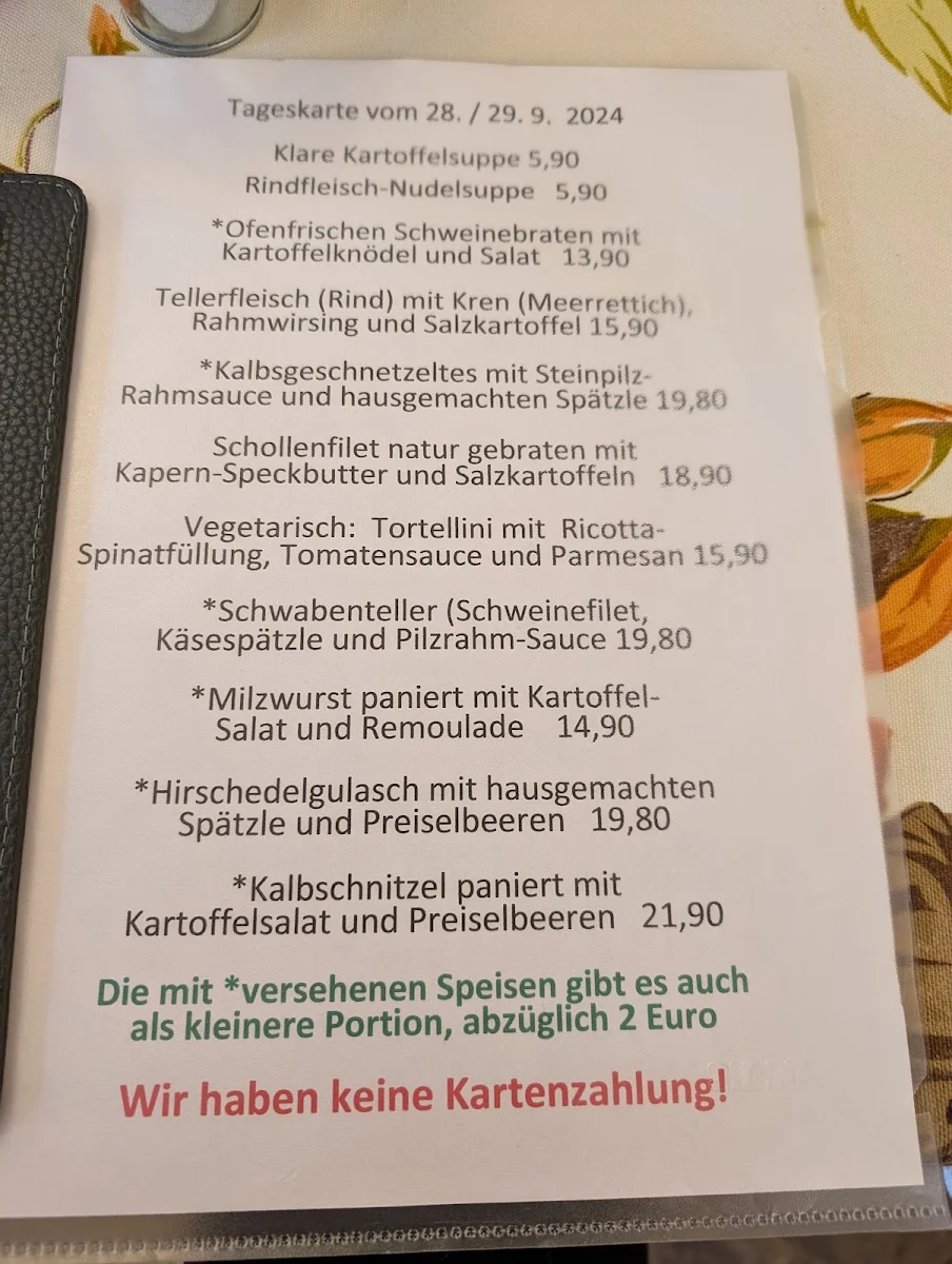 Speisekarte photo 2