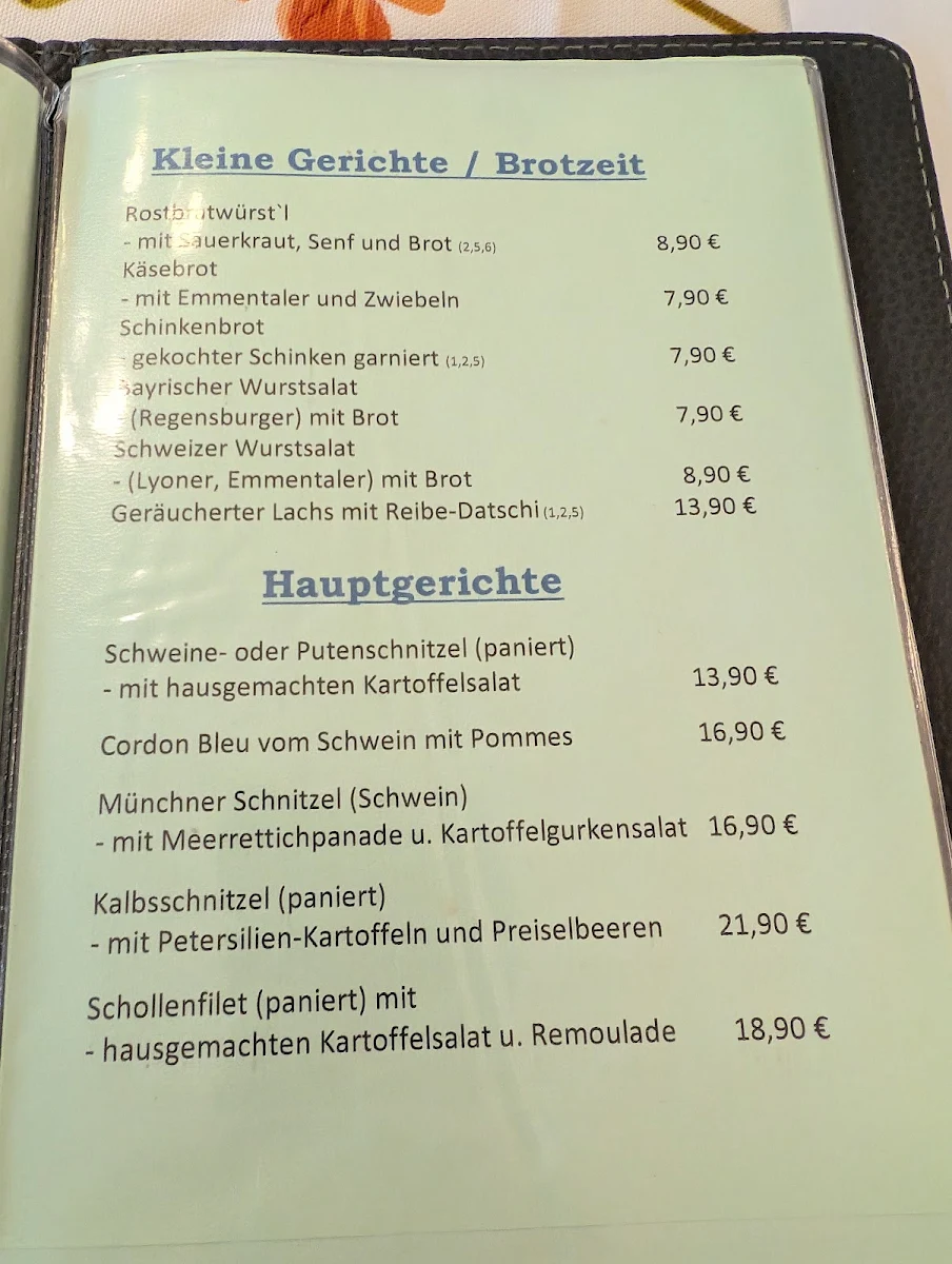 Speisekarte photo 3