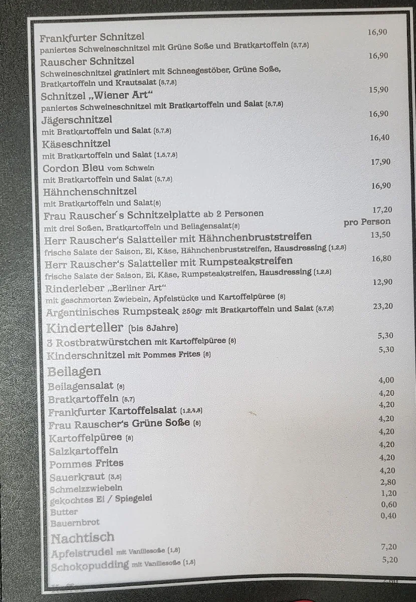 Speisekarte photo 1