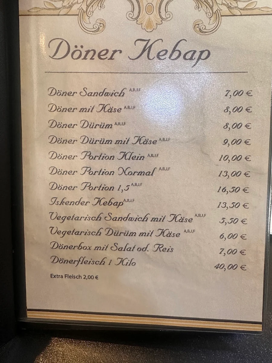 Speisekarte photo 1