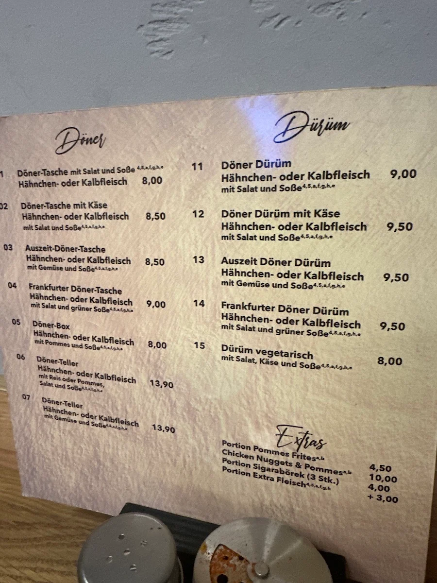 Speisekarte photo 2