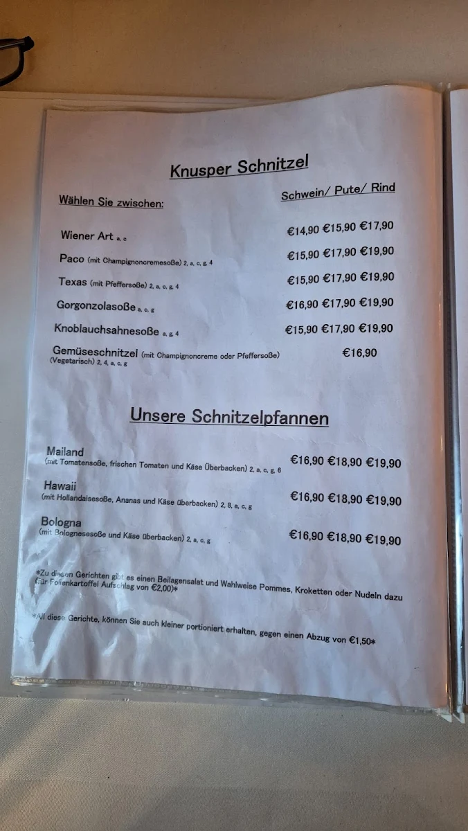 Speisekarte photo 1