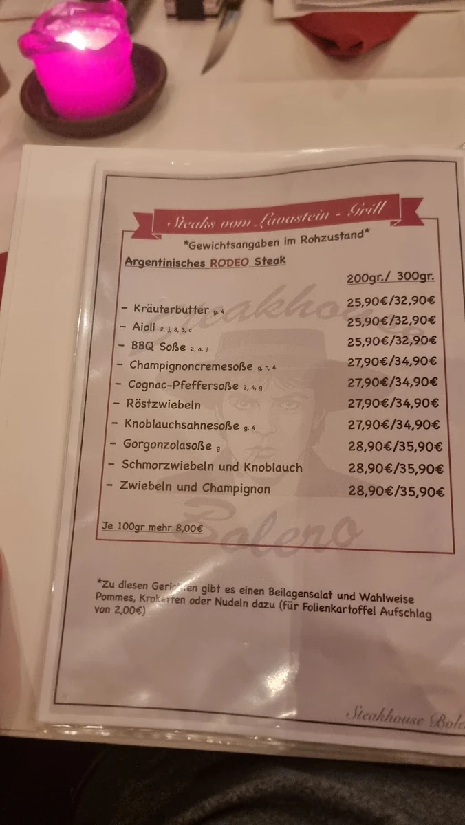 Speisekarte photo 3