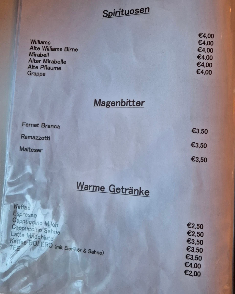 Speisekarte photo 8