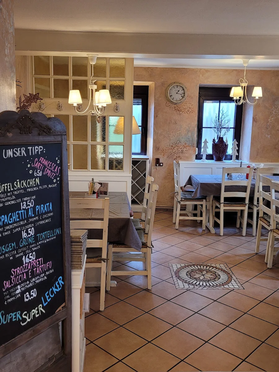 Speisekarte, Toni's Pizzeria