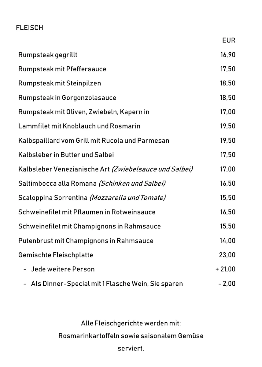 Speisekarte photo 2