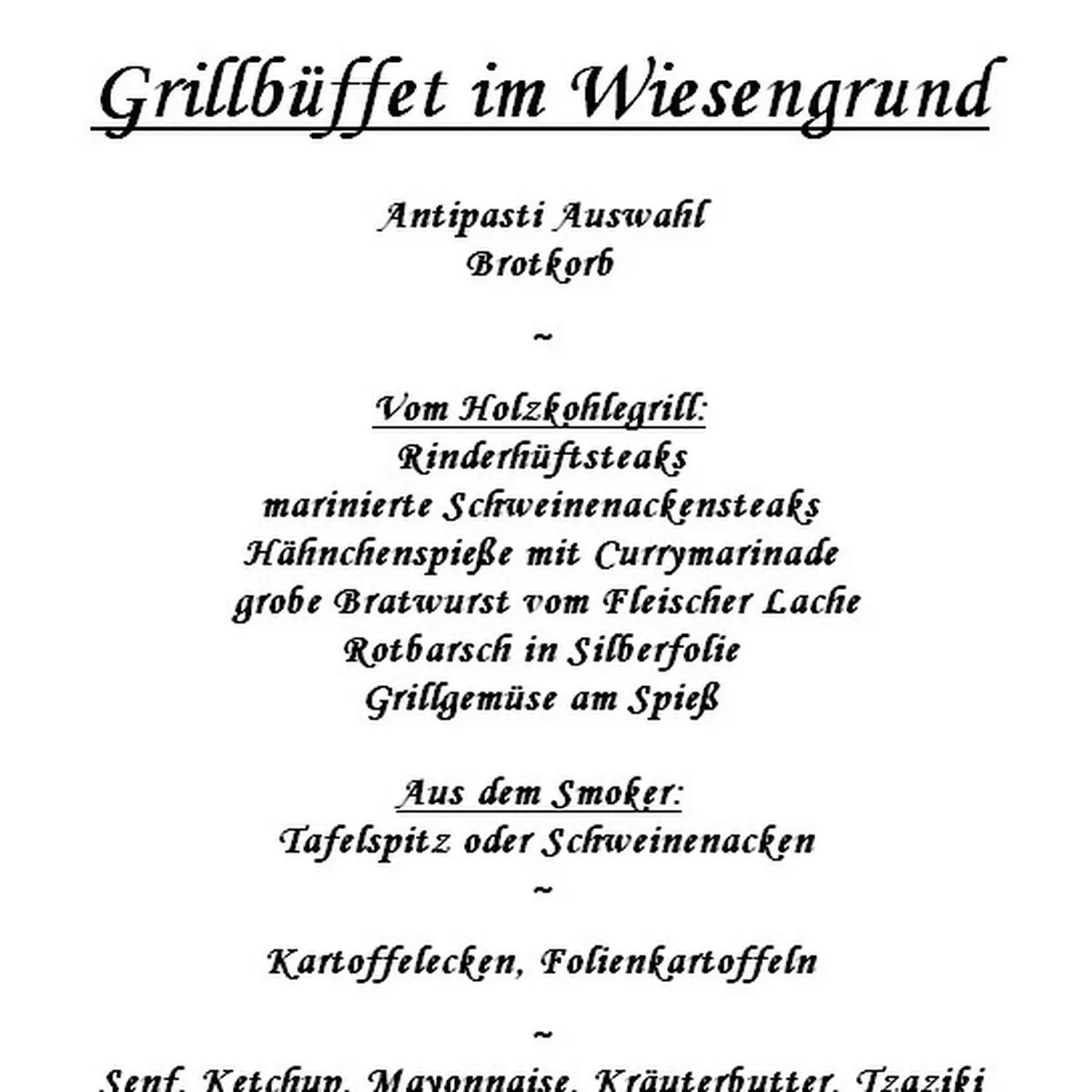 Speisekarte photo 3