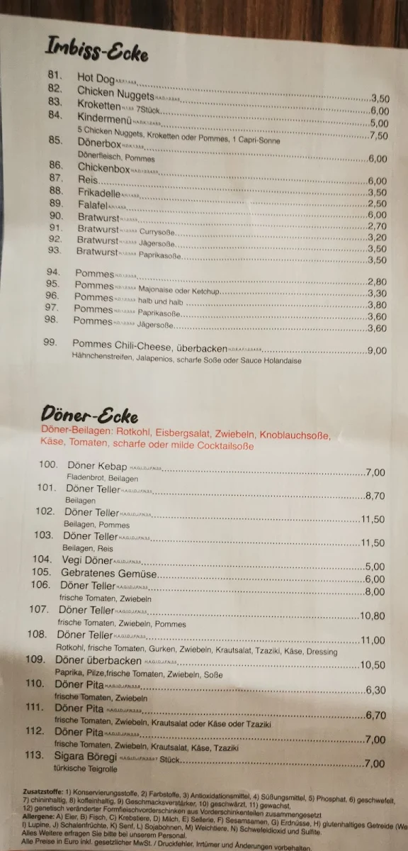 Speisekarte photo 5
