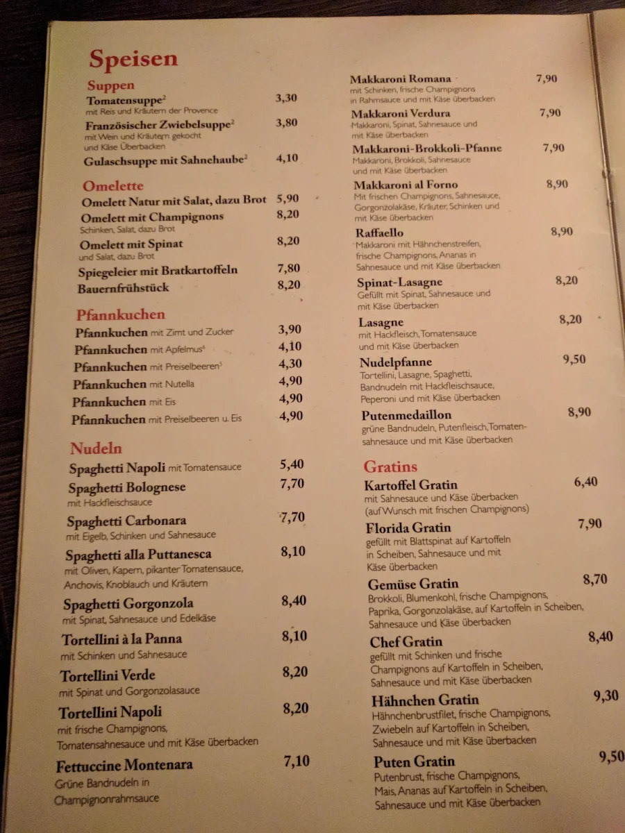 Speisekarte photo 2