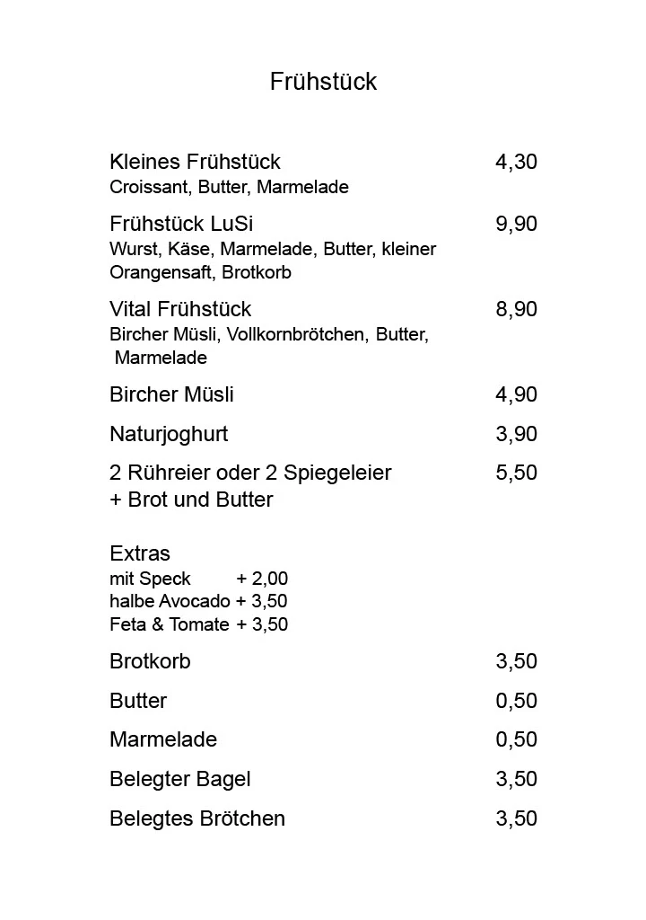 Speisekarte photo 1