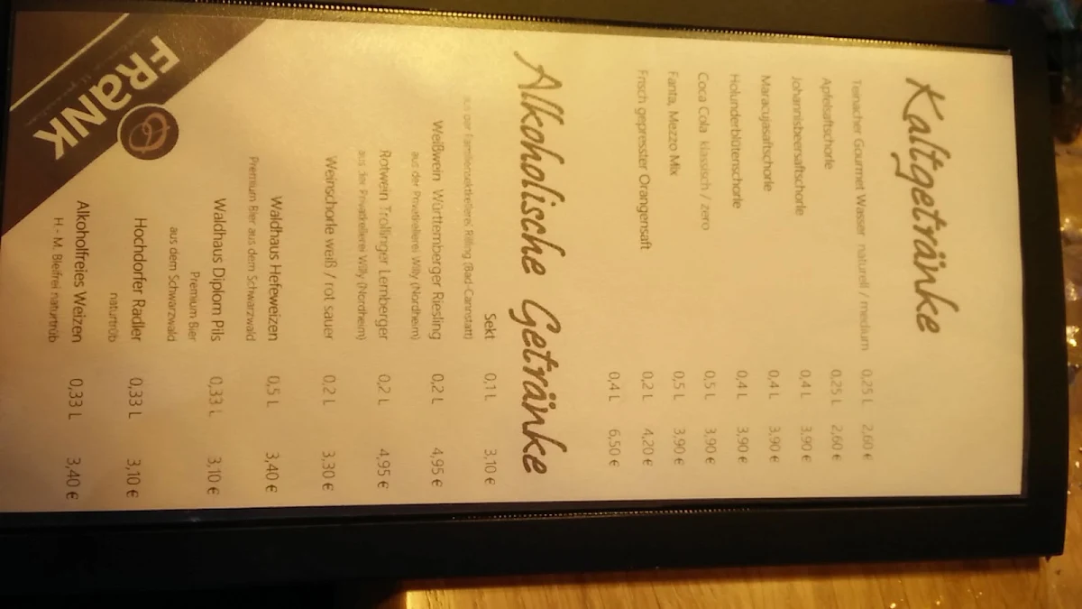 Speisekarte photo 1