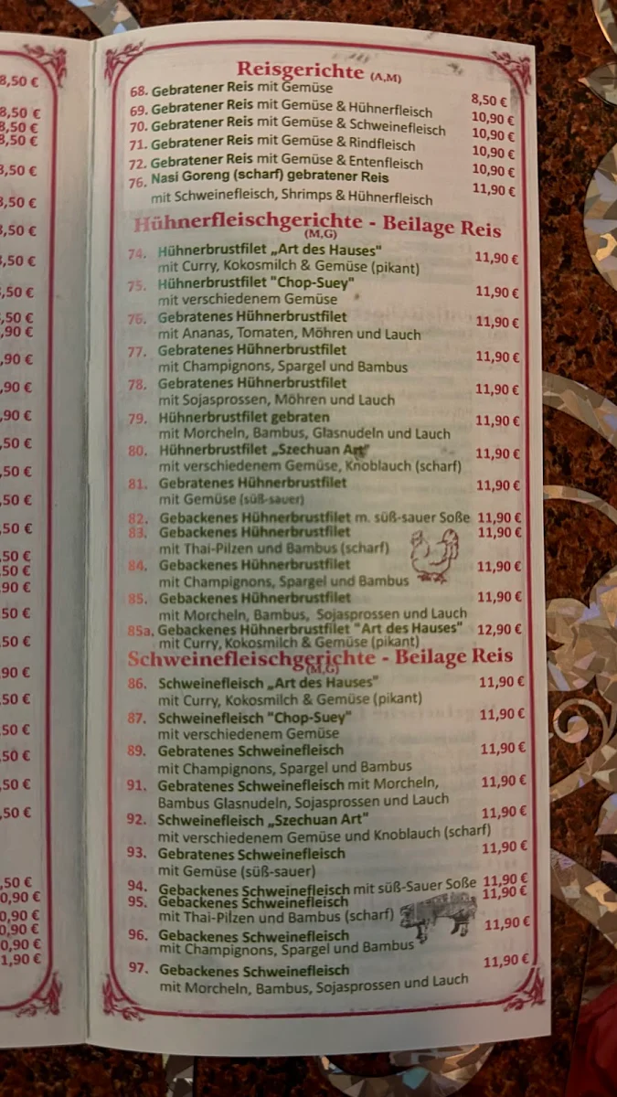 Speisekarte photo 2