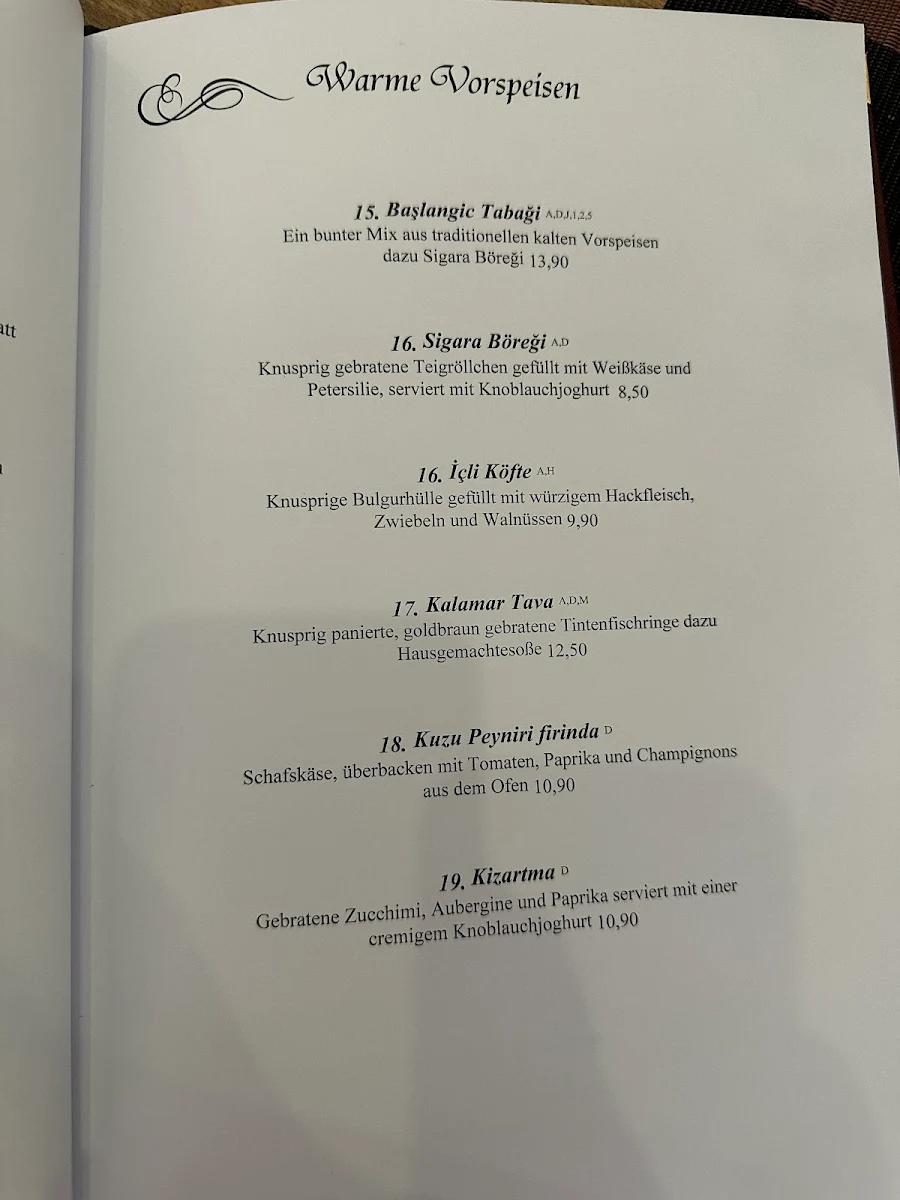 Speisekarte photo 2